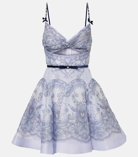 Crush Twist Front bow-detail lace minidress - Zimmermann - Modalova