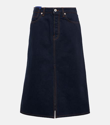 Burberry High-rise denim midi skirt - Burberry - Modalova