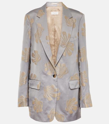 Blazer de jacquard estampado - Dries Van Noten - Modalova