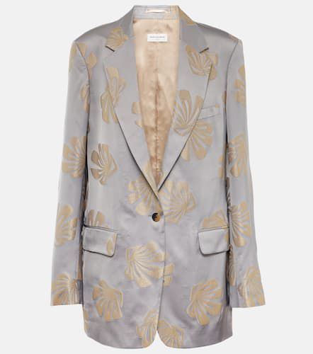 Printed jacquard blazer - Dries Van Noten - Modalova