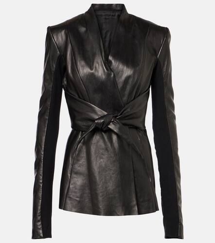 Rick Owens Leather jacket - Rick Owens - Modalova