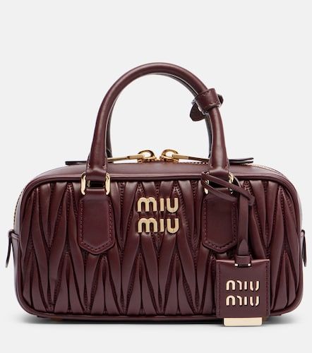 Arcadie matelasse leather top-handle bag - Miu Miu - Modalova