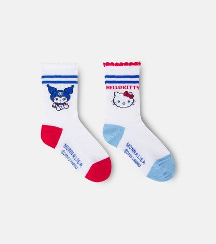 X Hello Kitty and Friends set de 2 calcetines - Monnalisa - Modalova