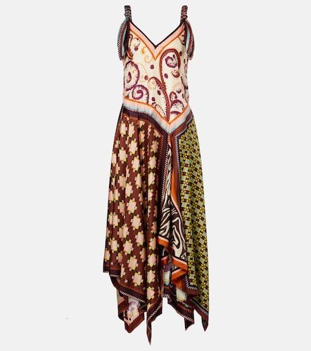 Alémais Vestido midi Wilson de sarga de seda - Alemais - Modalova