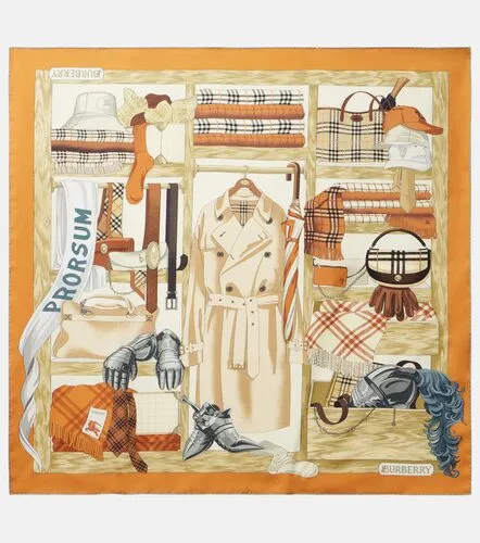 Burberry Printed silk twill scarf - Burberry - Modalova