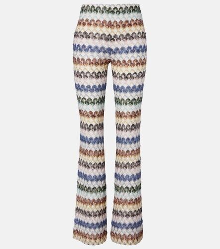 Pantalones flared de punto lamé - Missoni - Modalova