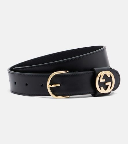 Gucci Interlocking G leather belt - Gucci - Modalova