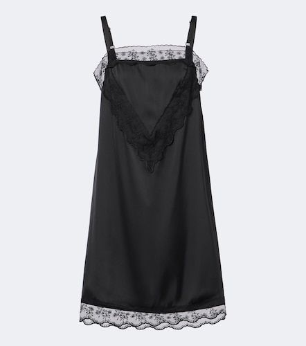 Vestido lencero con encaje - Simone Rocha - Modalova