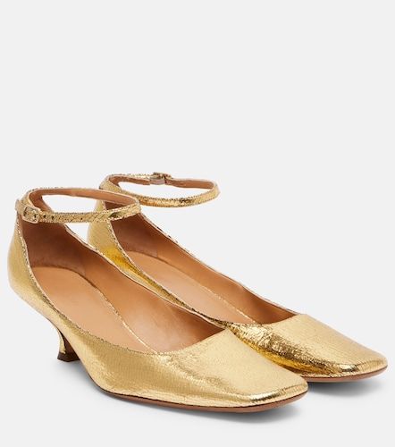 Anna metallic leather pumps - Calvin Klein Collection - Modalova
