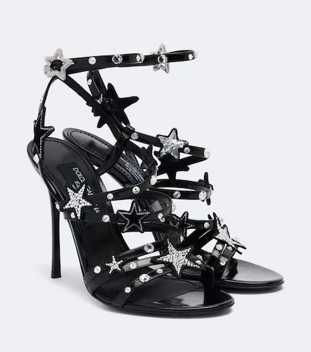 Embellished patent leather sandals - Dolce&Gabbana - Modalova