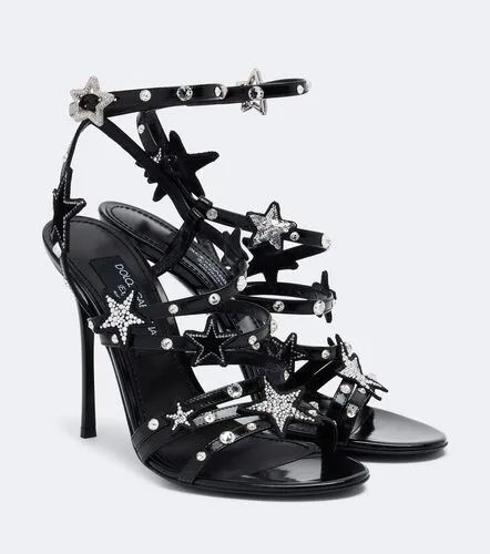 Embellished patent leather sandals - Dolce&Gabbana - Modalova