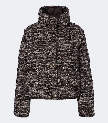Poetique sequined boucle down jacket - Moncler - Modalova