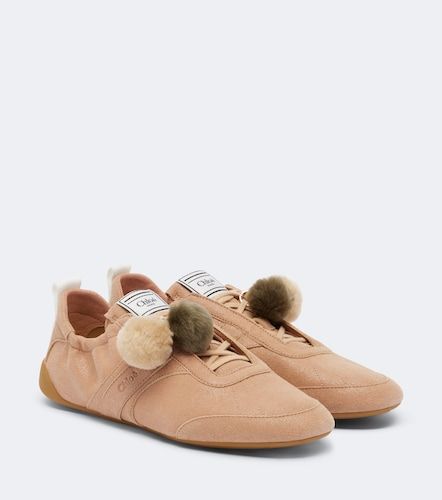 Chloé Sneakers Kick in suede - Chloe - Modalova