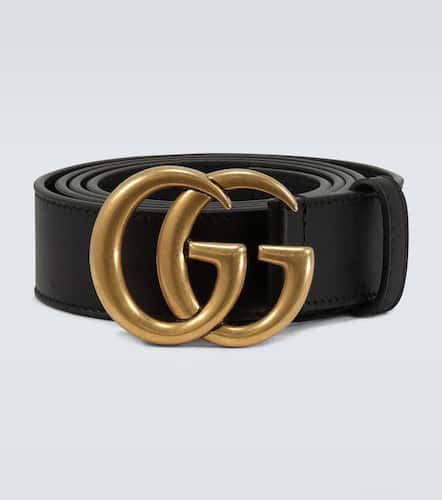 Cinturón de piel con hebilla GG - Gucci - Modalova