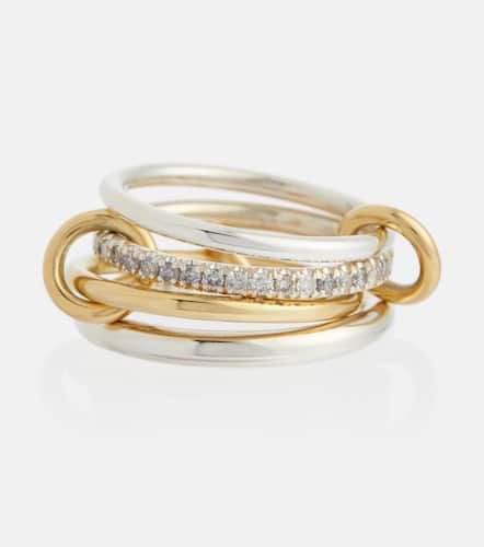Nimbus 18kt and sterling silver ring with diamonds - Spinelli Kilcollin - Modalova