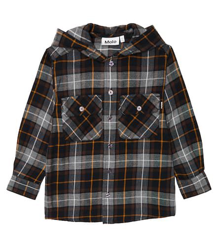 Molo Rizz checked hooded shirt - Molo - Modalova