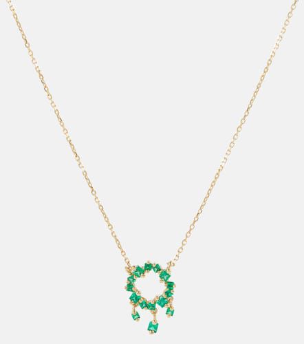 Kt necklace with emeralds - Suzanne Kalan - Modalova