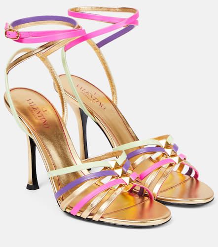 Rockstud Strappy leather sandals - Valentino Garavani - Modalova