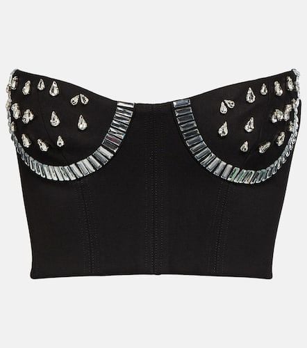 Area Crystal-embellished bustier - Area - Modalova