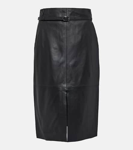 Yves Salomon Leather midi skirt - Yves Salomon - Modalova