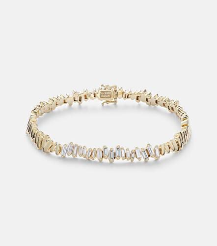 Kt bracelet with diamonds - Suzanne Kalan - Modalova