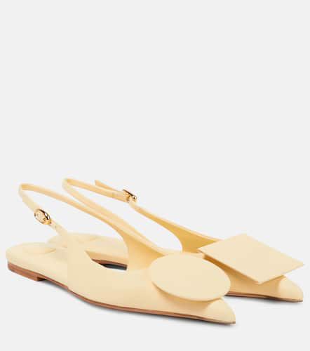 Les Slingbacks Duelo Plates leather slingback flats - Jacquemus - Modalova