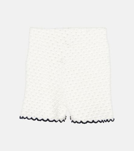 Halliday pointelle scalloped high-rise shorts - Zimmermann - Modalova