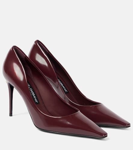 Cardinale 90 polished leather pumps - Dolce&Gabbana - Modalova