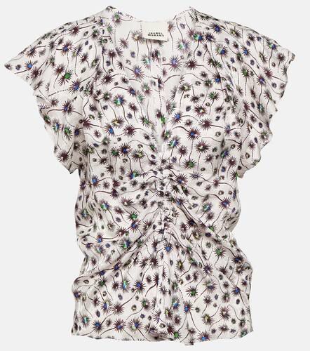 Lonea ruched printed top - Isabel Marant - Modalova