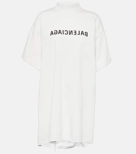 Camiseta de algodón con logo - Balenciaga - Modalova