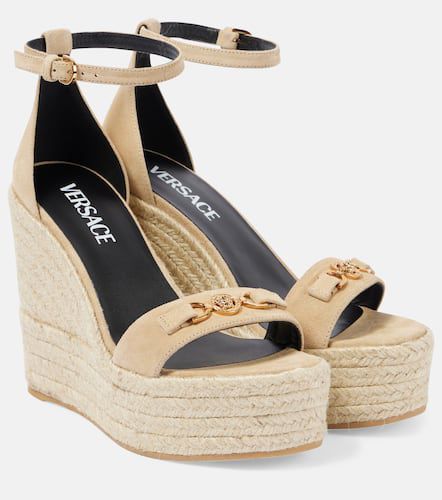 Medusa '95 leather wedge sandals - Versace - Modalova