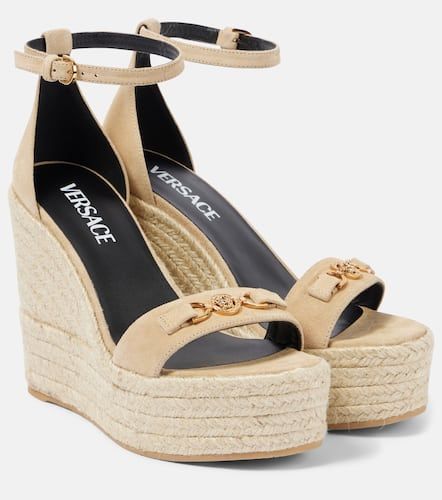 Sandalias con cuña Medusa "95 de piel - Versace - Modalova