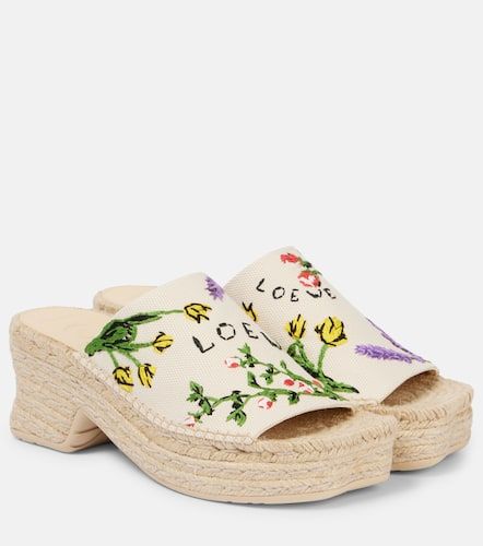 Mules Paula's Ibiza Petal 80 à plateforme - Loewe - Modalova