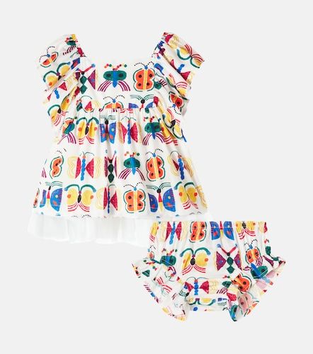 Fábula Bebé - set de vestido y braga de algodón estampado - Fabula - Modalova
