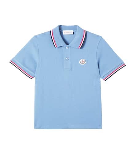 Logo cotton polo shirt - Moncler Enfant - Modalova