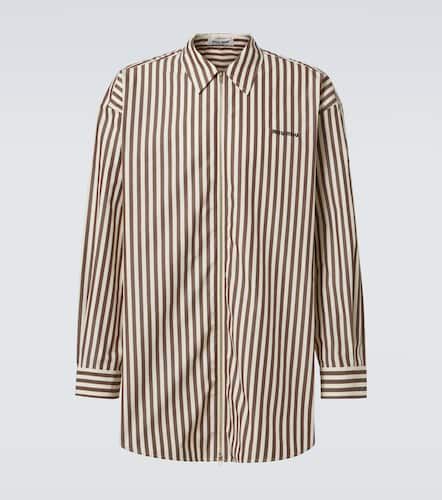 Miu Miu Camicia in cotone a righe - Miu Miu - Modalova