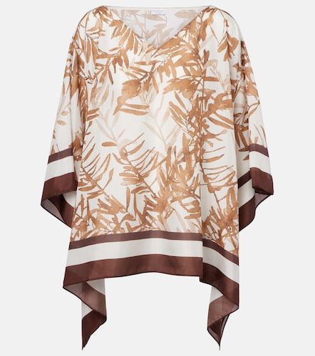 Top de seda estampado - Brunello Cucinelli - Modalova