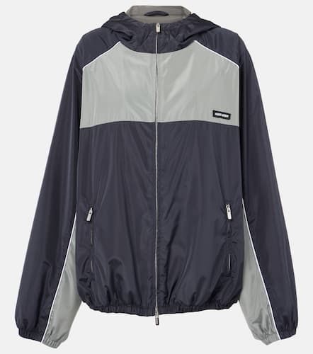 Miu Miu Logo oversized track jacket - Miu Miu - Modalova