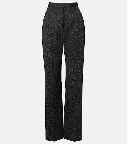 Pantaloni regular a righe gessate - McQueen - Modalova