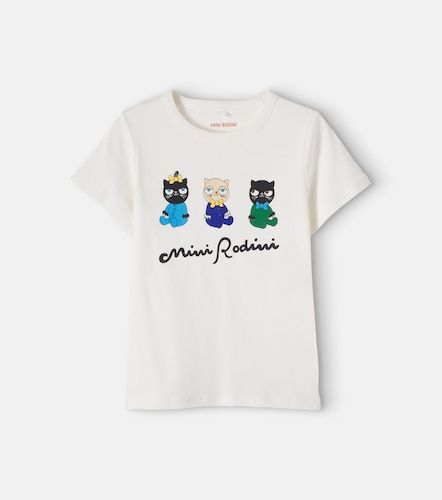 Camiseta de jersey de algodón estampada - Mini Rodini - Modalova
