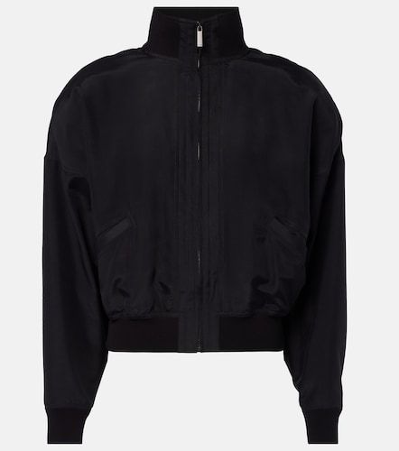 Gucci Silk poplin bomber jacket - Gucci - Modalova