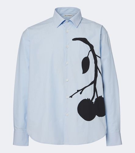 Camisa de popelín de algodón con apliques - JW Anderson - Modalova