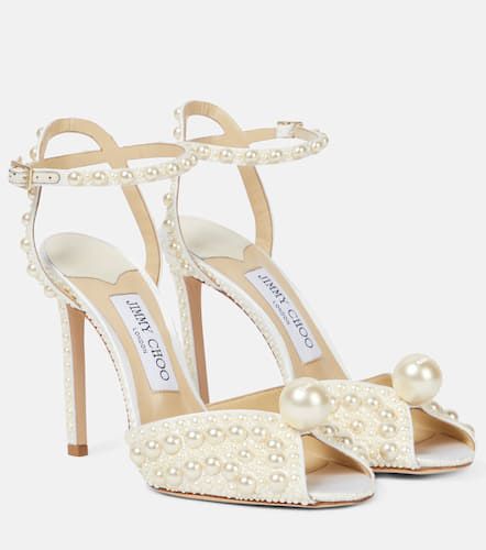 Sacora 100 faux pearl-embellished sandals - Jimmy Choo - Modalova