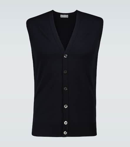 Stavely knitted wool vest - John Smedley - Modalova