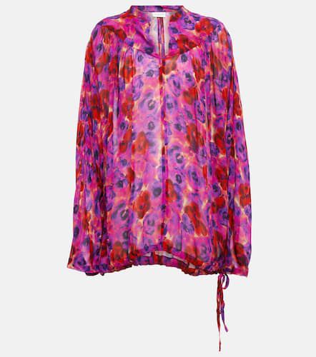 Printed georgette blouse - Dries Van Noten - Modalova