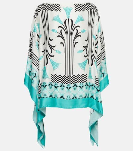 Max Mara Acro printed satin poncho - Max Mara - Modalova