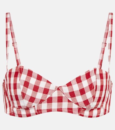 Acne Studios Linen-blend bra top - Acne Studios - Modalova