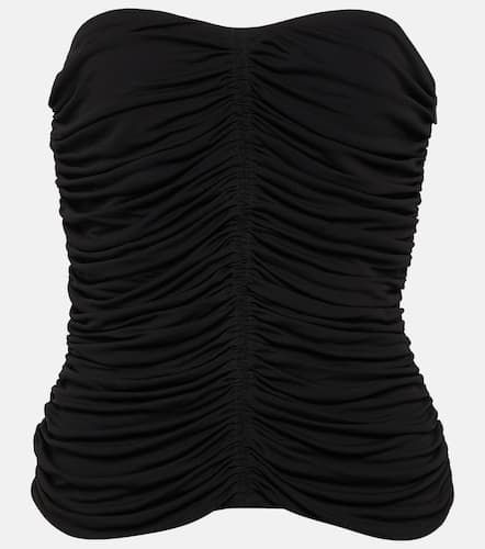 Ruched jersey tube top - Saint Laurent - Modalova