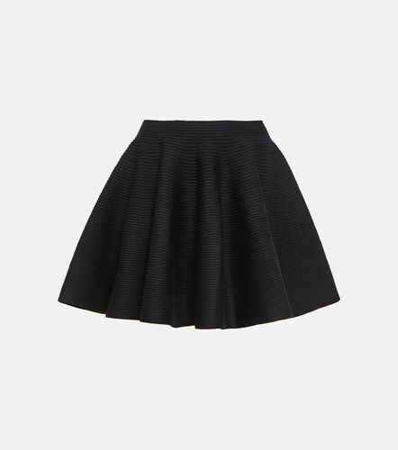 Ribbed-knit wool-blend miniskirt - Alaia - Modalova