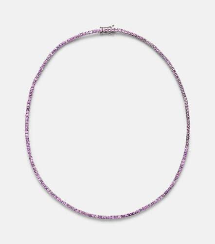 Kt white gold necklace with lilac sapphires - Roxanne First - Modalova